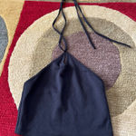 ZARA  Seamless Ribbed Halter Tank Top Crop Top Keyhole Cutout Women’s Size Small Photo 0