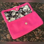 Ted Baker  monogram leather fold over clutch in fuchsia pink Photo 1