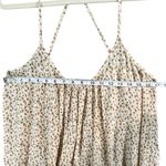 Urban Outfitters Out From Under Slip Dress Womens S Cream Tan Gauze Tiered Dot Print Beach Boho Photo 8