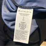 Athleta  Exhilarate Blue Velvet Swirl Crop Top Size Small Photo 9