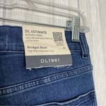 DL1961 NEW  Bridget Boot High Rise Instasculpt Crop in Eco Dark Raw size 27 NWT Photo 11