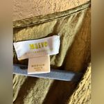 Anthropologie Jumpsuit Maeve Olive green, wide leg, embossed fabric, flowy-love Photo 1