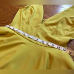 Low V neck swing dress lime size medium Photo 10