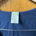 l*space L* Goa Short Sleeve Wrap Midi Dress Swim Coverup Midnight Blue Medium Photo 5