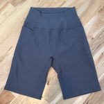 BuffBunny Collection Ribbed Biker Shorts Grey Medium Gray Photo 0