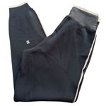 Sweaty Betty Women’s Size S Gray Pink Striped Leg Drawstring Performance Pants Photo 0