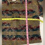 Boom Boom Jeans Aztec jacquard pattern cropped Pendleton style Santa Fe BBJ southwestern design Photo 9