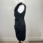 Holiday Party Dress Black One Shoulder Ruffle Cocktail Parties‎ LBD Size 14 Photo 9