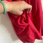 Red Linen Dress Photo 5