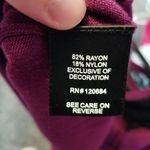 Torrid  LACE INSET SWEATER DARK PURPLE BLACK 2 Photo 10