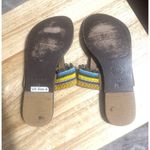 Anthropologie Z&L Leather Boho Beaded Thong Sandals Photo 3