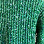 J.jill Multicolored Long Sleeve Cardigan In Hunter Green Multi Size Small Photo 6