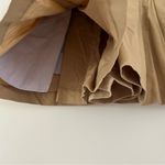 COS  Tan Pleated Mini Skirt Skort Size 8 Photo 2