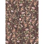 Cruel Girl  Floral Print Pearl Snap Western Long Sleeve Shirt Brown Pink Women XL Photo 3