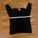 Charter Club - Black Knit with Flowy Detailing Cardigan Size L Photo 3