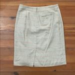 Brooks Brothers  Houndstooth Wool Silk Linen Straight Skirt Womens Size 10 NEW Photo 3