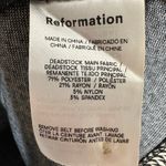 Reformation  Suze Knit Mini Dress Women's Tan Black Size Large No Belt Size Large Photo 7