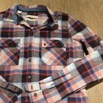 Barbour  Women's Darwin Plaid Cotton Button Down Long‎ Sleeve Shirt sz 4 Photo 0