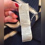 Gap  Navy and White Striped Turtleneck Sweater Photo 5