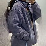 L.L.Bean Sherpa Zip Up Jacket Comfy Photo 3