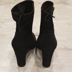 Charles David 💕💕 Black Microsuede Heel Booties Photo 3