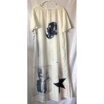 Misslook Lone Star Beer Festival Hippie Art To Wear Texas Dress ‎ Size 3XL White Photo 4