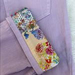 Johnny Was Purple Cropped Ankle Jeans Photo 6