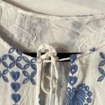 Johnny Was  Jade Biya JWLA Workshop
Embroidery Blu Heart Blouse Top Shirt Tunic Photo 4