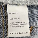 SLVRLAKE London Jeans in Salton Sea Wash Straight Leg Denim High Rise Women’s 32 Blue Size undefined Photo 12