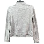 Hi Line Jacket Womens XS Gray Wool Blend Asymmetrical Button Utility Moto Cozy Photo 3