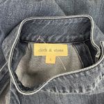 Cloth & Stone  x Anthropologie - NWOT Blue Denim Halter Wide Leg Jumpsuit Sz L Photo 5