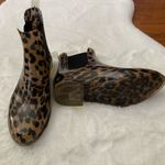 J.Crew  Leopard Print Chelsea Rain Bootie Photo 10