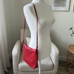 Whiting & Davis Vintage Whiting & David Red Mesh Crossbody Bag Gold Accents Sailboat Heart Charm Photo 6