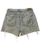 American Eagle  Outfitters Striped Denim 90s Boyfriend Shorts, Sz 8 Photo 3