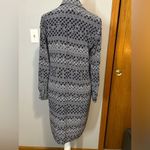 Diane Von Furstenberg  silk navy white printed lightweight shirt dress size‎ 4 Photo 3