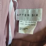 After Six NWT  off shoulder gown dress dusty rose chiffon bridesmaid prom new Photo 4