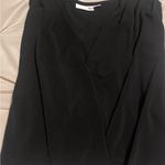 Women’s black short sleeve shirt bodysuit Size L Photo 3