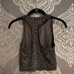 Athleta  Black Leopard Print Crop Top Photo 2