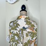 Entro NTM:  Button Down Long Sleeve Shirt in Animal & Leaves Print Sz Medium Photo 14