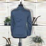 Style & Co Blue Cotton Canvas Cargo Moto Jacket XS Photo 1