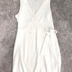 Madewell white  sleeveless wrap dress Photo 0