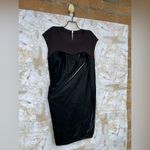 RTA Isabella vinyl minidress size Large Black Photo 6