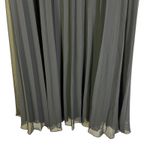 B Darlin B. DARLIN Black Pleated Maxi Skirt Flowy Sheer Overlay Women's Size Photo 2