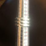 Sterling Silver Vintage TAXCO Concentric Circle Fluted Wide Band Ring Photo 6