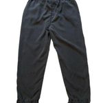 Bella Dahl Ruffle Drawstring Waistline Pull On Cropped Pant Frayed Hem, … Photo 3