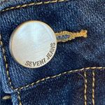 7 For All Mankind Dark Blue Jean Bermuda / long Shorts sz 12 Photo 2