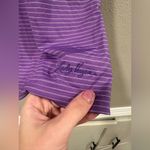 Lady Hagen  Purple Striped Golf Polo Photo 1