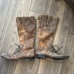 BORN Crown W82092 Gilmore Factory Distressed Tall Leather Riding Boots 8 brown Photo 2