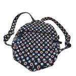 Vera Bradley  blue Owl & Floral Print Quilted Backpack 16" x 14" SKU 7335 Photo 5