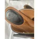 Sofft All Leather Metallic Adjustable Strap s Sandals Sz 9.5 Black Photo 6